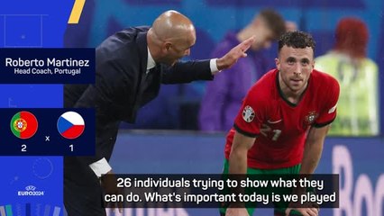 Portugal's unity vital for Martinez in Czechia win