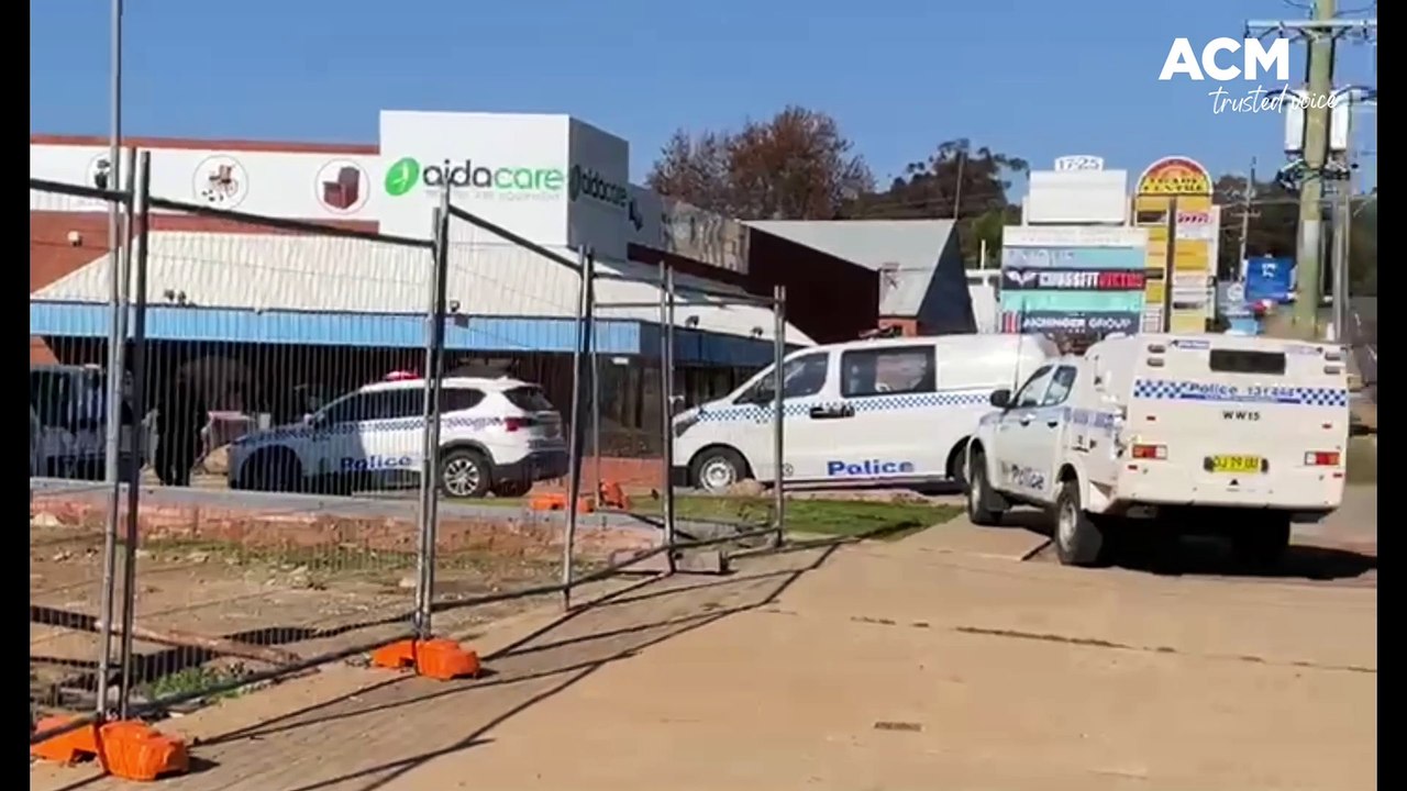 Man arrested during raid at Wagga business
