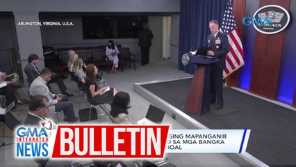 U.S. Pentagon, nababahala sa naging mapanganib na aksiyon ng China coast guard sa mga bangka ng PH Navy malapit sa Ayungin Shoal | GMA Integrated News Bulletin