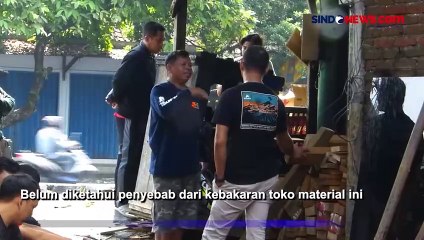 Kebakaran Melanda Toko Material Kayu di Sleman, Penyebab Belum Diketahui