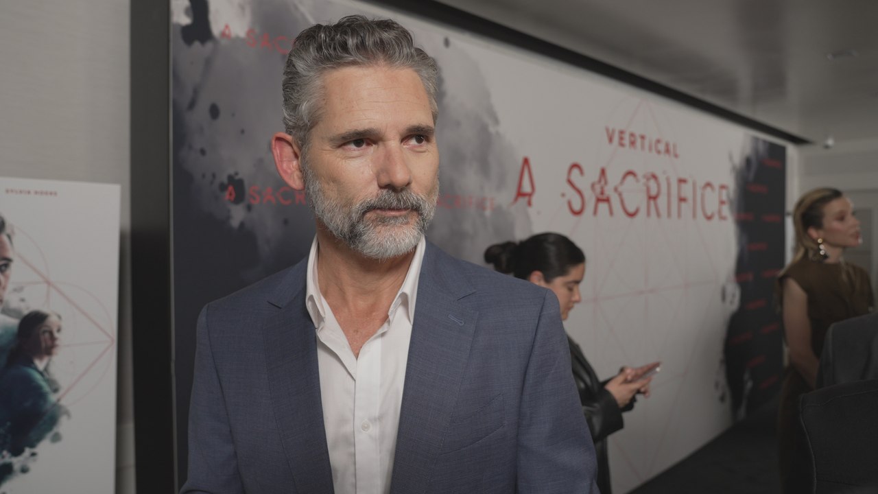 ERIC BANA and SYLVIA HOEKS, at the A SACRIFICE Los Angeles premiere