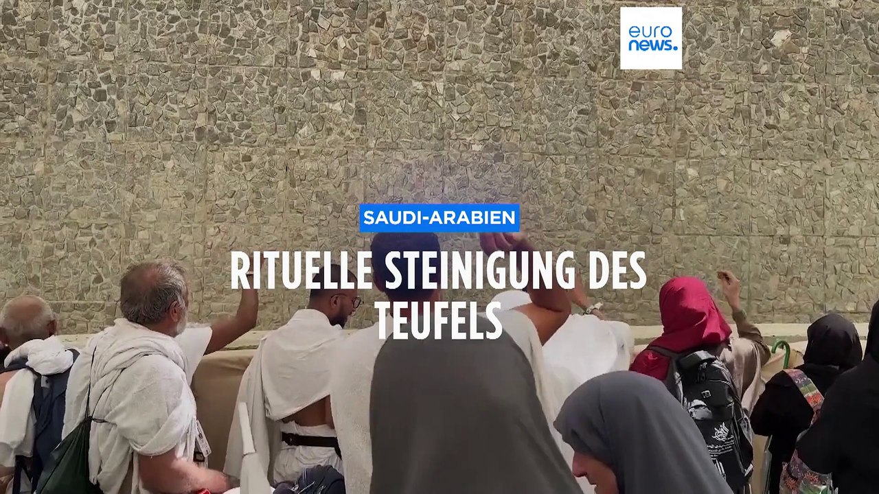 Eid al-Adha: Rituelle Steinigung des Teufels in Mina