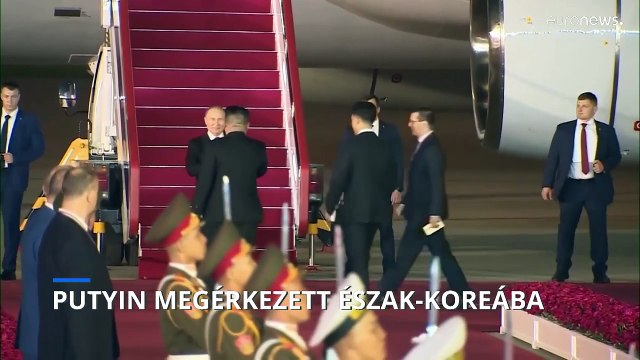 24 éves kihagyás után Vlagyimir Putyin megérkezett Észak-Koreába