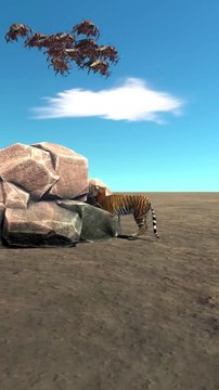 Swarm Bugs vs Tigers Big Fight 3D Animation