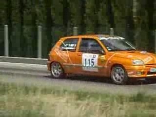 depart d'Olivier au rally mont du lyonnais