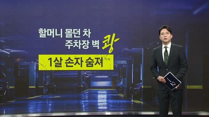 할머니 몰던 차, 주차장 벽 '쾅'...1살 손자 숨져 [앵커리포트] / YTN
