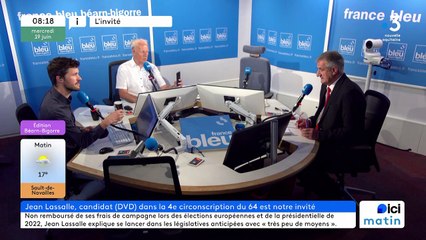 Jean Lassalle, invité de France Bleu Béarn Bigorre