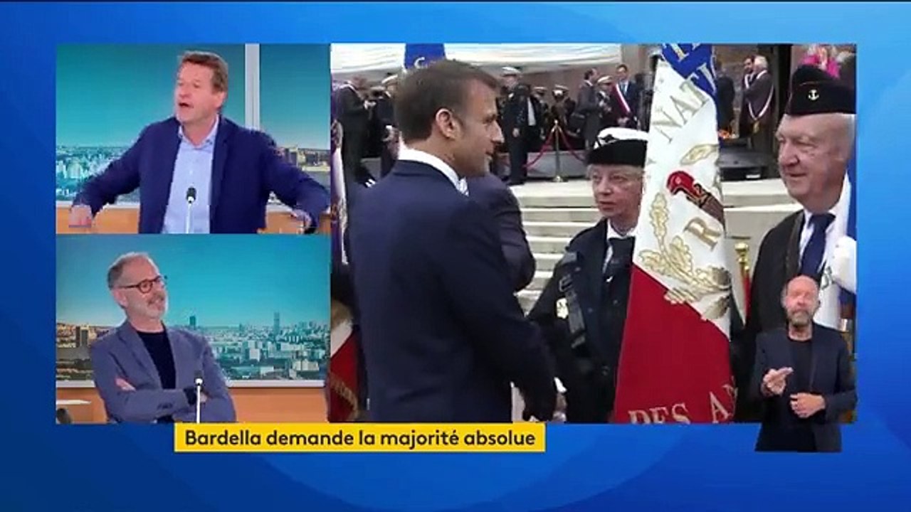 Yannick Jadot, écologiste, part en vrille en pleine interview sur France Info: "Si le RN privatise votre chaine, il y aura sur cette chaîne des femmes nues qui riront à des blagues racistes" - Regardez