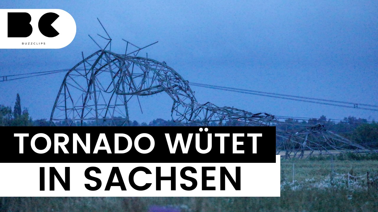 Tornado hinterlässt Spur der Zerstörung in Sachsen!