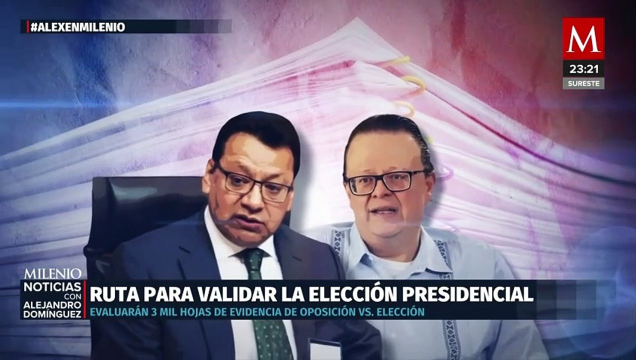 Validación de elección presidencial del 2 de junio en marcha en el Tribunal Electoral