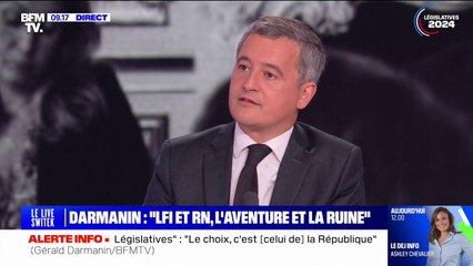 553.000 procurations ont été faites, soit "cinq fois plus" que lors des dernières élections législatives, annonce Gérald Darmanin