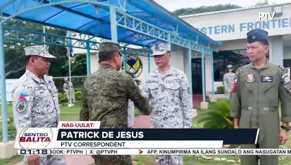 AFP Chief Gen. Brawner, pinarangalan ang sundalong nasugatan sa RoRe mission sa Ayungin Shoal