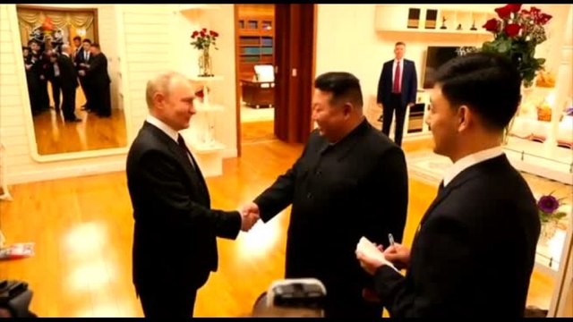 Putin in Corea del Nord, con Kim Jong Un a Pyongyang