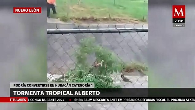 Tormenta tropical 'Alberto' podría intensificarse a huracán; Nuevo León y Tamaulipas afectados