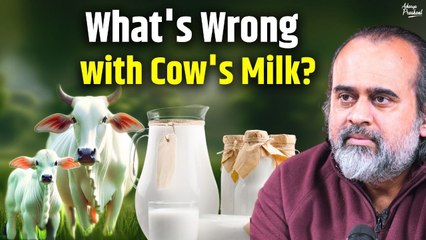 What's wrong with Cow's Milk? || Acharya Prashant (2019)