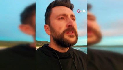 Salda Gölü’nde açığa sürüklenen kızı 2 bin metre kürek çekerek kurtaran vatandaş o anları anlatırken gözyaşlarına hakim olamadı
