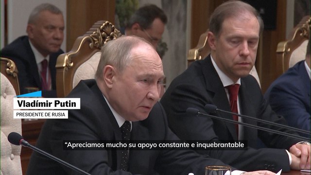 Putin agradece a Kim Jong-un su “apoyo constante e inquebrantable” en Ucrania