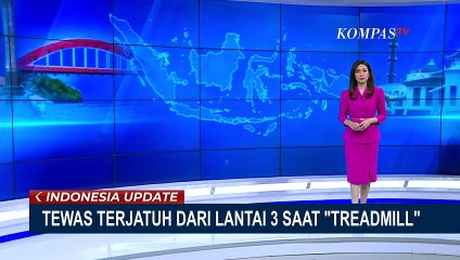 Detik-Detik Perempuan Tewas Terjatuh dari Lantai 3 saat Treadmill