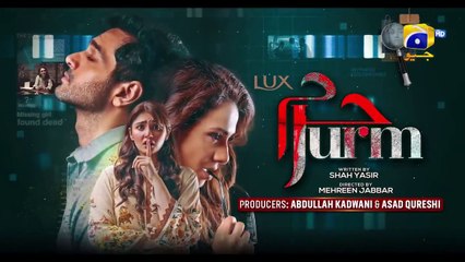 Jurm Ep 01 - [Eng Sub] - Wahaj Ali - Durefishan Saleem - Digitally Presented by Lux - 28th April 23