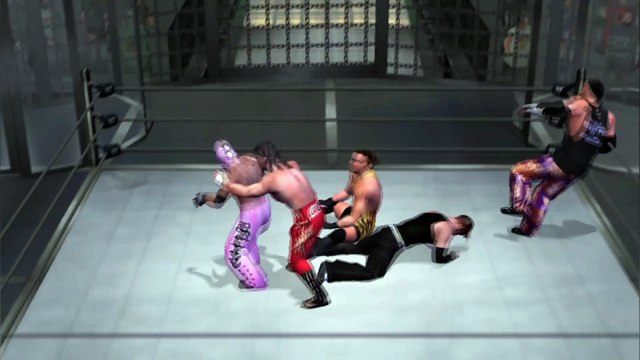 WWE Rob Van Dam vs Jeff Hardy vs Rey Mysterio vs Ultimo Dragon vs Matt Hardy vs Eddie Guerrero