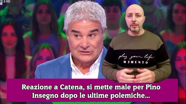 Reazione a Catena, si mette male per Pino Insegno dopo le ultime polemiche...