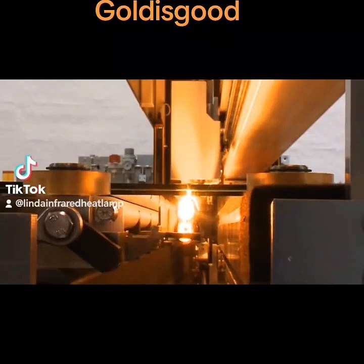 220v 2500w Halogen infrared heating lamps for glass cutting, bending and forming