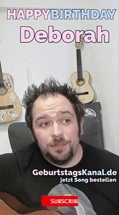 Happy Birthday, Deborah! Geburtstagsgrüße an Deborah