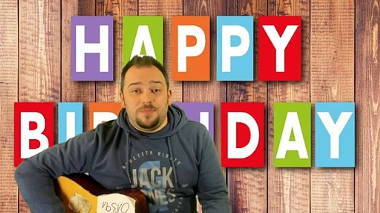 Happy Birthday, J! Geburtstagsgrüße an J