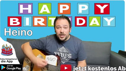 Happy Birthday, Heino! Geburtstagsgrüße an Heino