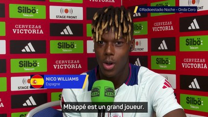 Williams : "Mbappé est une source d'inspiration pour moi"