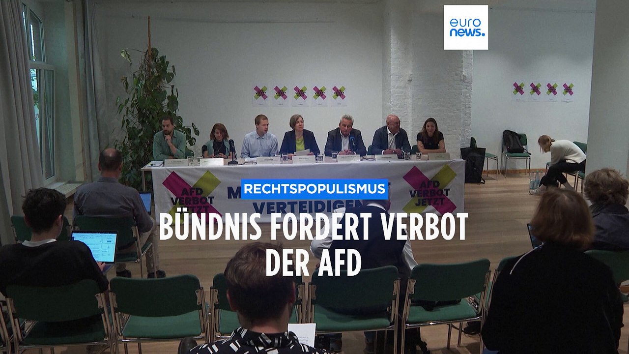 'Mutmaßliche Verfassungsfeindlichkeit': Bündnis fordert Verbot der AfD