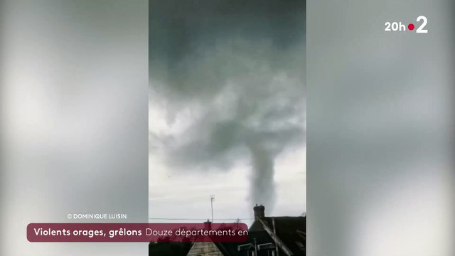 Alerte Météo - Météo France a placé ce matin douze départements en vigilance orange orages
