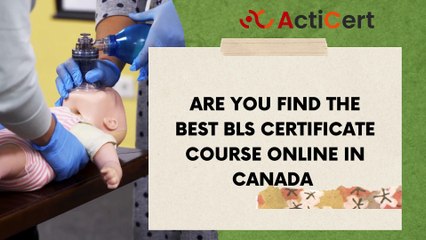 Are You Find The Best BLS Certificate Course Online In Canada