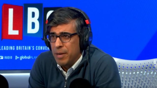 Rishi Sunak branded ‘pound-shop Nigel Farage’ during live radio interview