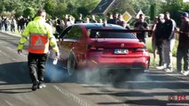 Modified BMW's Leaving Bimmerfest ! BURNOUTS, 1100HP E30, Manhart M2 G87, LB Walk M3, 700HP M2 G87