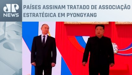 Putin chega ao Coreia do Norte e encontra Kim Jong-un