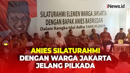 Silaturahmi Iduladha, Warga Minta Anies Maju Pilkada Jakarta