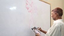 How to create Painting Sketch with pointer-Pakistani Tallent-Nice Art Work by Tariq ul Qalam