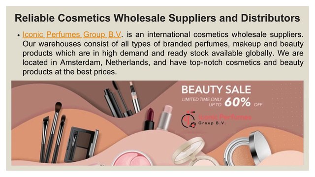 Reliable Cosmetics Wholesale Suppliers and Distributors | Iconic Perfumes Group B.V.