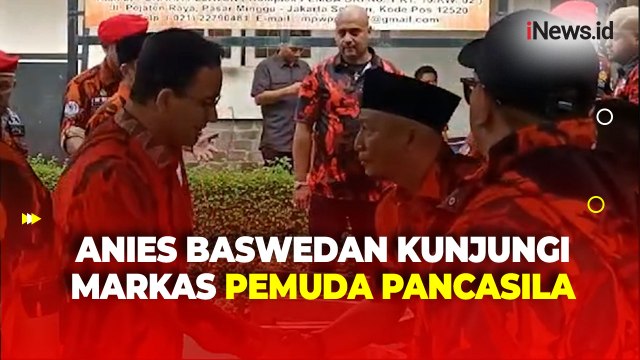 Jelang Pilkada Jakarta, Anies Baswedan Kunjungi Markas Pemuda Pancasila