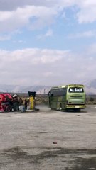 Al Saif Daewoo Al Munir Falcon Daewoo Arbaz Khan Falcon Daewoo Bh120F Buses in Hajr e Aswad Hotel Near Wadh Khuzdar #travelblogger