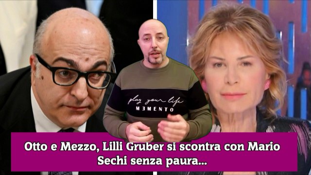Otto e Mezzo, Lilli Gruber si scontra con Mario Sechi senza paura...