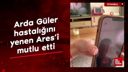 Arda Güler hastalığını yenen Ares'i mutlu etti