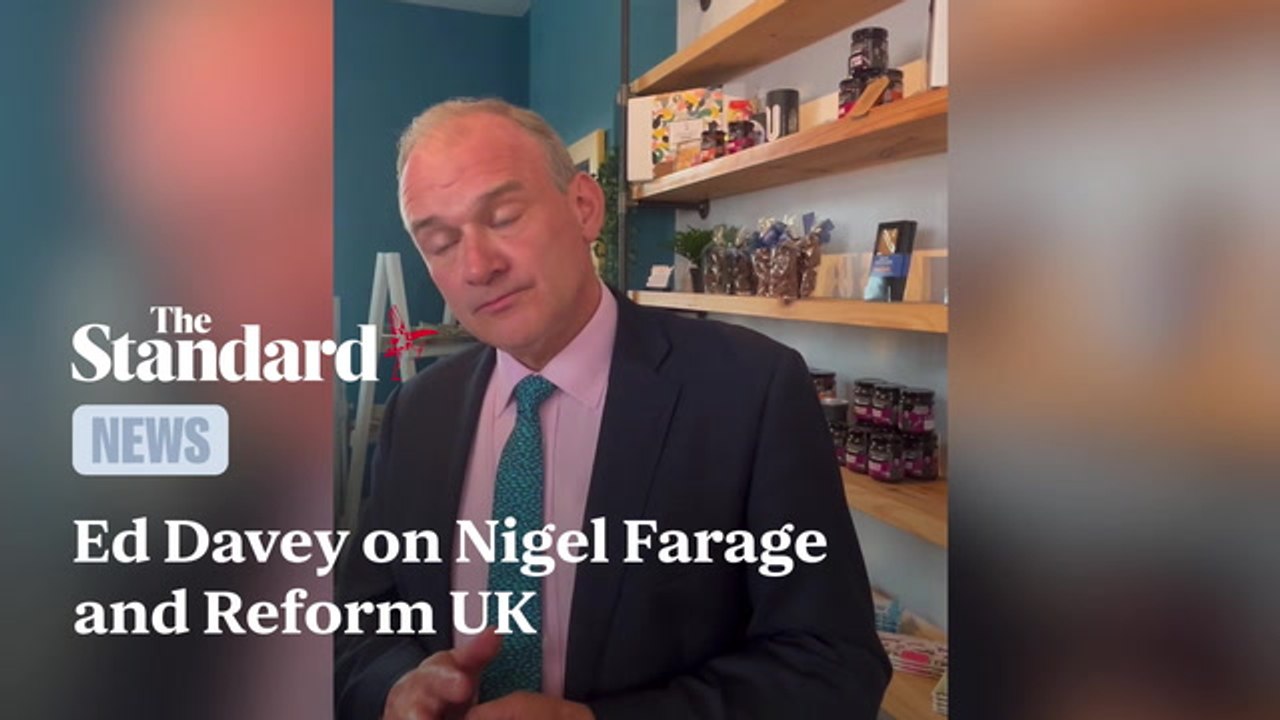 Ed Davey on Nigel Farage and Reform UK as he makes plea to Tory voters