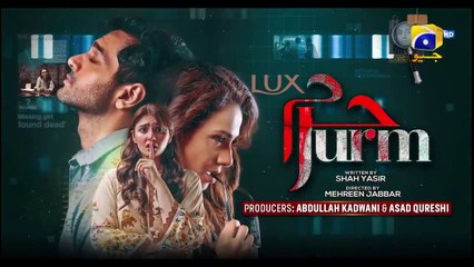 Jurm Last Episode - 04 [Eng Sub] - Wahaj Ali - Durefishan Saleem - Digitally Presented by Lux