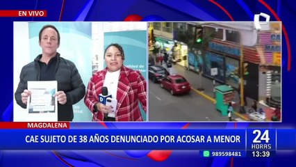 Magdalena: Dictan 9 meses de prisión preventiva para sujeto de 38 años que acosó a menor de 10