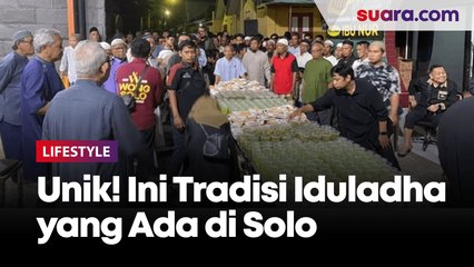 Tradisi Unik Ribuan Warga Solo Makan Bersama di Idul Adha, Pulang Masih Dapat Uang Tunai