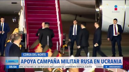 Vladímir Putin llega a Corea del Norte