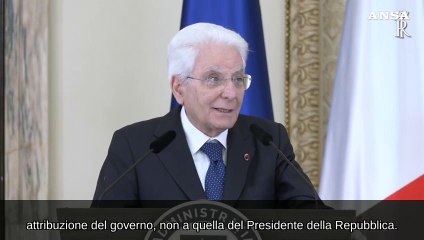 Mattarella: "Nomine dei vertici europei evitino fratture"