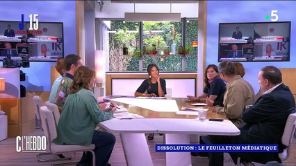 Matthieu Belliard Playfully Teases Nathalie Saint-Cricq on C L'hebdo (19/06) 🎙️